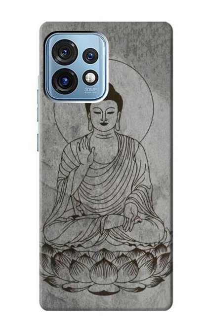 S3873 Buddha Line Art Case For Motorola Edge+ (2023), X40, X40 Pro, Edge 40 Pro