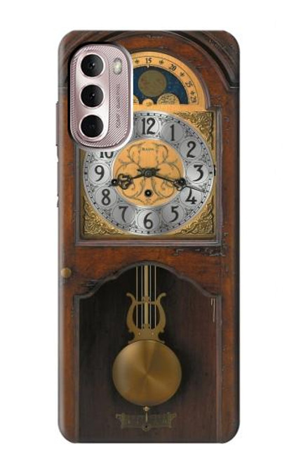 S3173 Grandfather Clock Antique Wall Clock Case For Motorola Moto G Stylus 4G (2022)