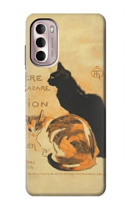 S3229 Vintage Cat Poster Case For Motorola Moto G Stylus 4G (2022)