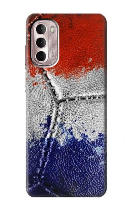 S3304 France Flag Vintage Football Graphic Case For Motorola Moto G Stylus 4G (2022)