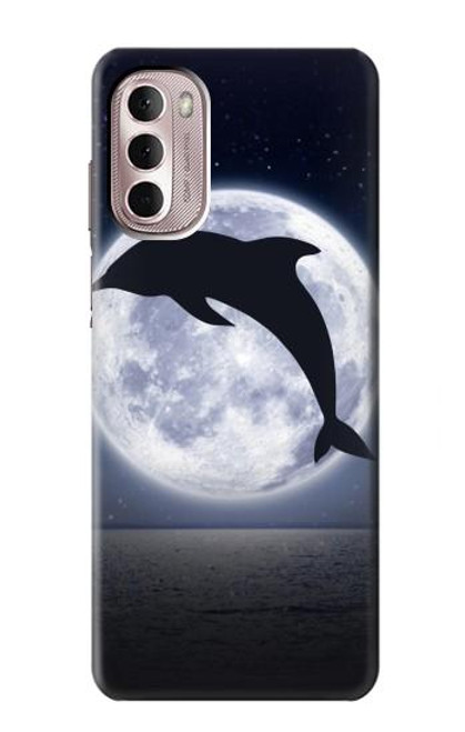 S3510 Dolphin Moon Night Case For Motorola Moto G Stylus 4G (2022)