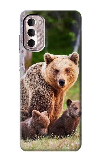 S3558 Bear Family Case For Motorola Moto G Stylus 4G (2022)