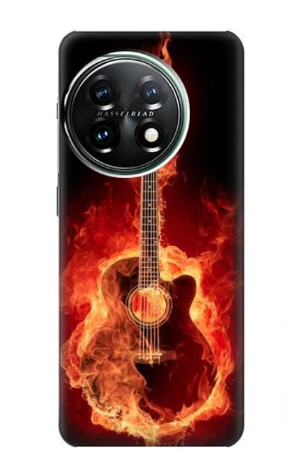 S0415 Fire Guitar Burn Case For OnePlus 11