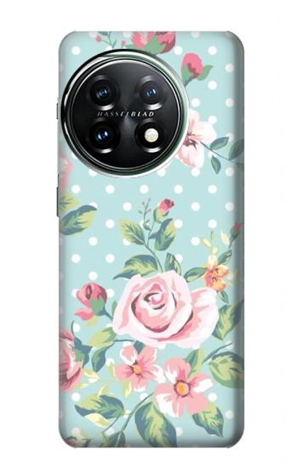 S3494 Vintage Rose Polka Dot Case For OnePlus 11