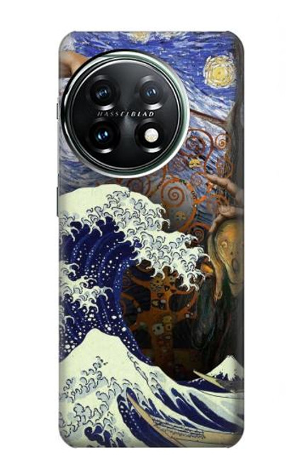 S3851 World of Art Van Gogh Hokusai Da Vinci Case For OnePlus 11