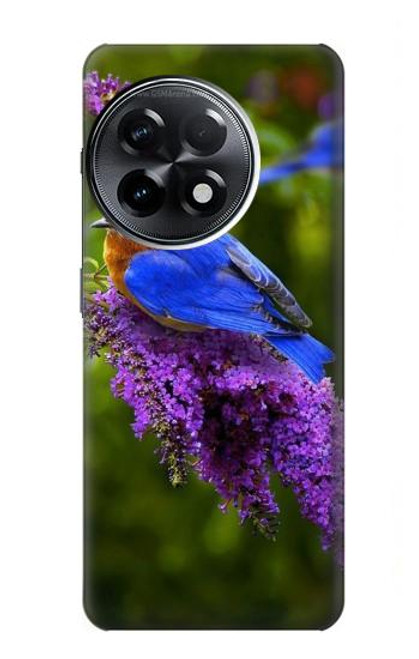 S1565 Bluebird of Happiness Blue Bird Case For OnePlus 11R