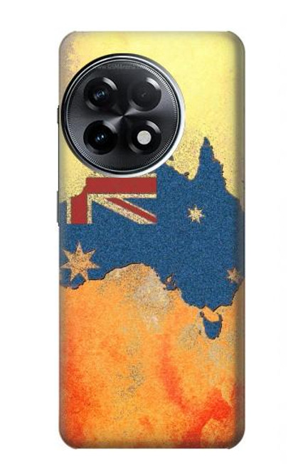 S2494 Australia Flag Map Rock Texture Case For OnePlus 11R