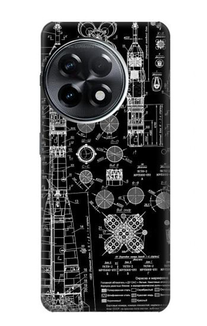 S3436 Apollo Blue Print Case For OnePlus 11R