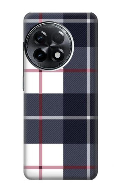 S3452 Plaid Fabric Pattern Case For OnePlus 11R