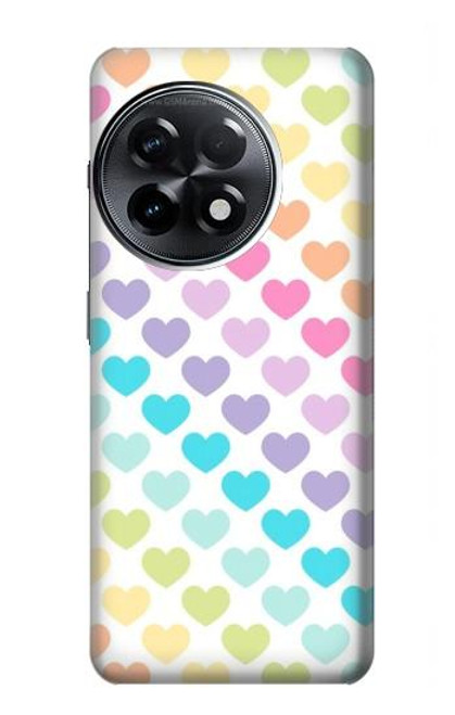 S3499 Colorful Heart Pattern Case For OnePlus 11R
