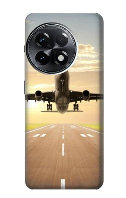 S3837 Airplane Take off Sunrise Case For OnePlus 11R