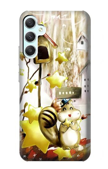 S0109 Cute Squirrel Cartoon Case For Samsung Galaxy A34 5G