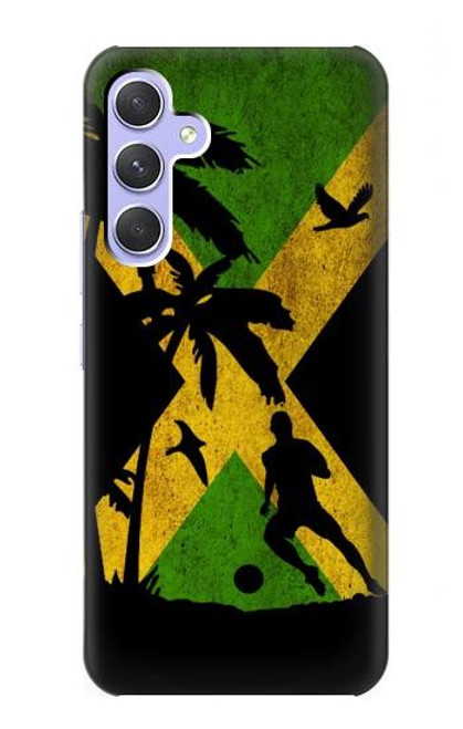 S2975 Jamaica Football Soccer Case For Samsung Galaxy A54 5G