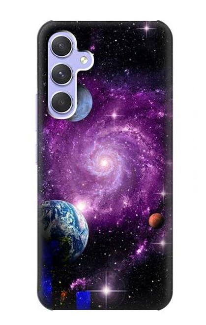 S3689 Galaxy Outer Space Planet Case For Samsung Galaxy A54 5G