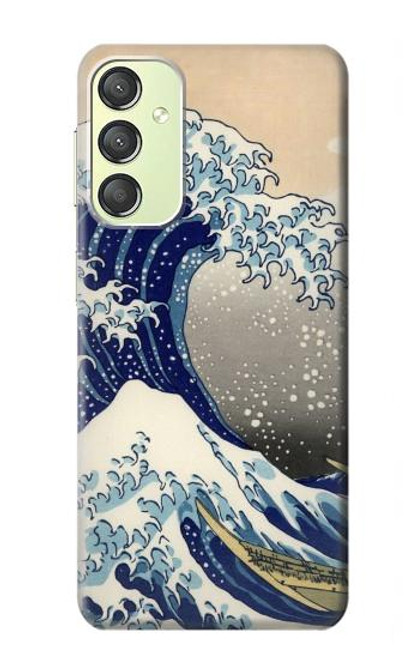 S2389 Hokusai The Great Wave off Kanagawa Case For Samsung Galaxy A24 4G