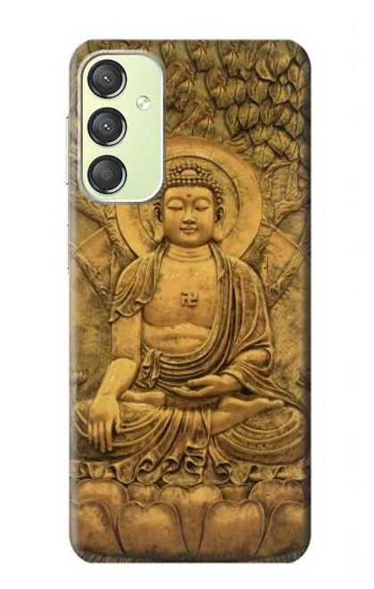 S2452 Buddha Bas Relief Art Graphic Printed Case For Samsung Galaxy A24 4G