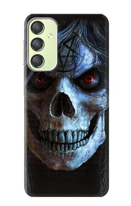 S2585 Evil Death Skull Pentagram Case For Samsung Galaxy A24 4G