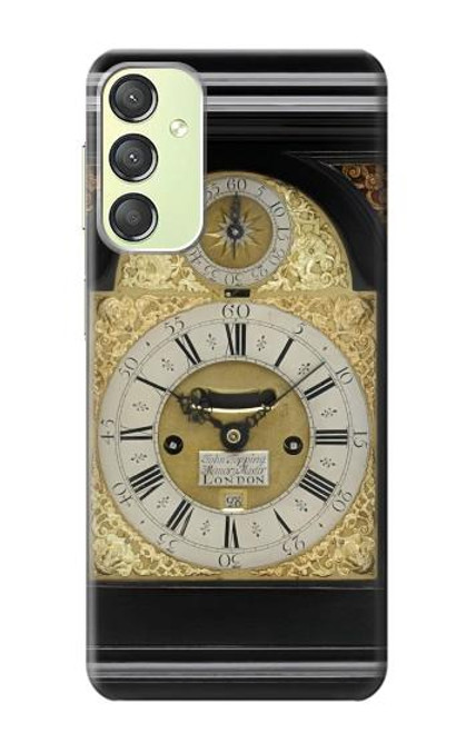 S3144 Antique Bracket Clock Case For Samsung Galaxy A24 4G