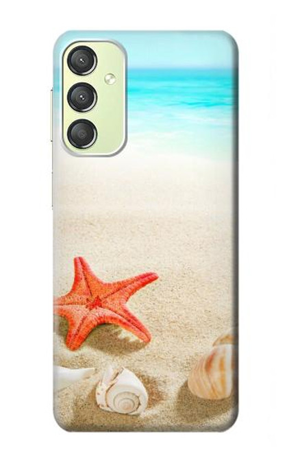 S3212 Sea Shells Starfish Beach Case For Samsung Galaxy A24 4G