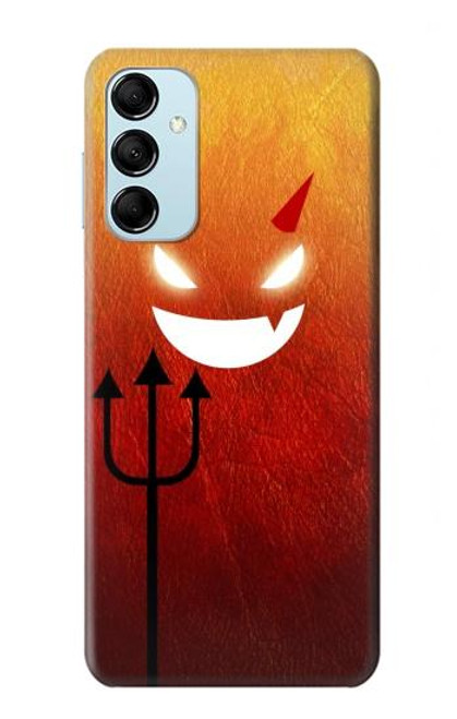 S2454 Red Cute Little Devil Cartoon Case For Samsung Galaxy M14