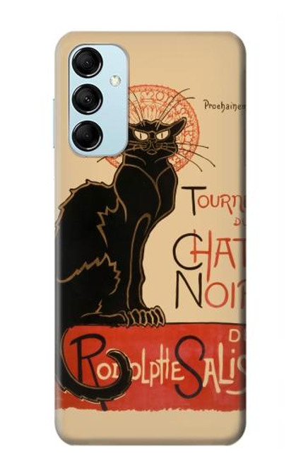 S2739 Chat Noir Black Cat Vintage Case For Samsung Galaxy M14