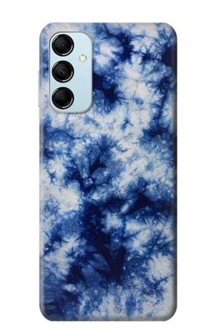 S3439 Fabric Indigo Tie Dye Case For Samsung Galaxy M14