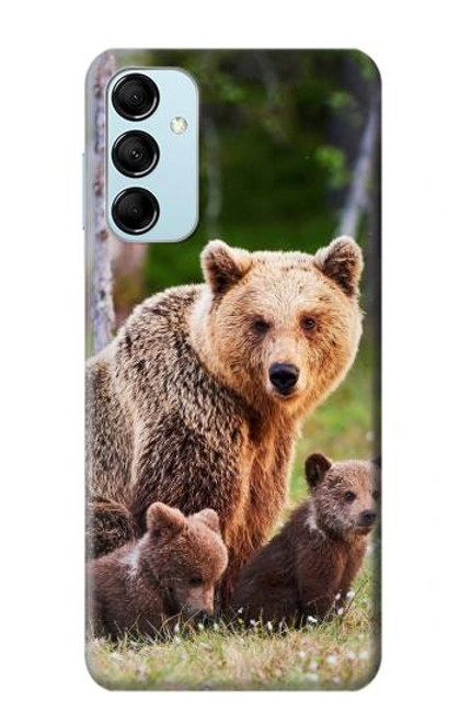 S3558 Bear Family Case For Samsung Galaxy M14