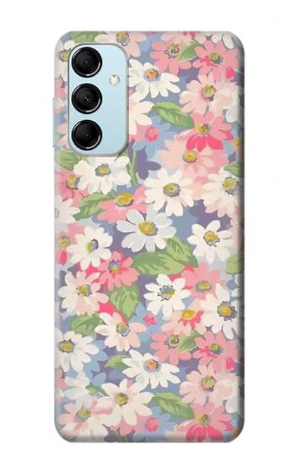 S3688 Floral Flower Art Pattern Case For Samsung Galaxy M14