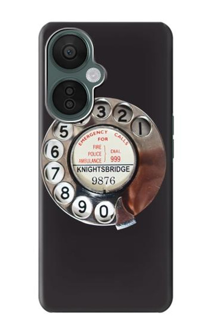 S0059 Retro Rotary Phone Dial On Case For OnePlus Nord CE 3 Lite, Nord N30 5G