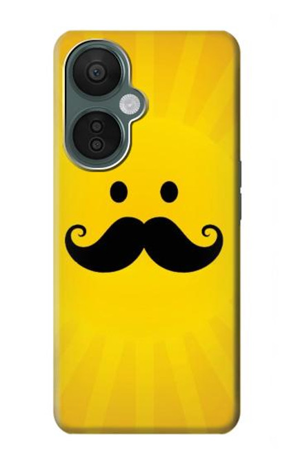 S1145 Yellow Mustache Sun Case For OnePlus Nord CE 3 Lite, Nord N30 5G