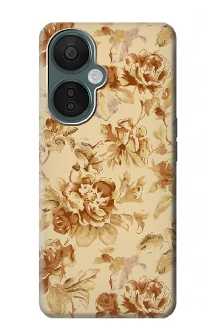 S2180 Flower Floral Vintage Pattern Case For OnePlus Nord CE 3 Lite, Nord N30 5G