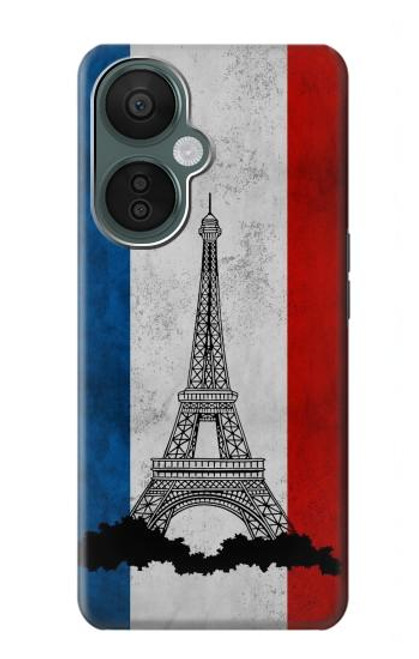 S2859 Vintage France Flag Eiffel Tower Case For OnePlus Nord CE 3 Lite, Nord N30 5G