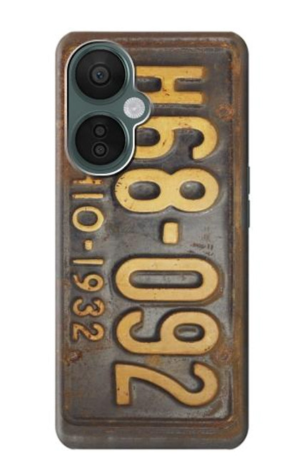 S3228 Vintage Car License Plate Case For OnePlus Nord CE 3 Lite, Nord N30 5G
