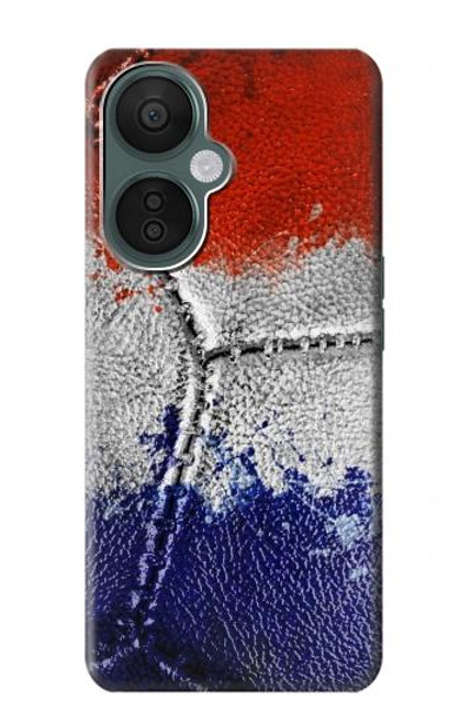 S3304 France Flag Vintage Football Graphic Case For OnePlus Nord CE 3 Lite, Nord N30 5G