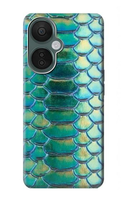 S3414 Green Snake Scale Graphic Print Case For OnePlus Nord CE 3 Lite, Nord N30 5G