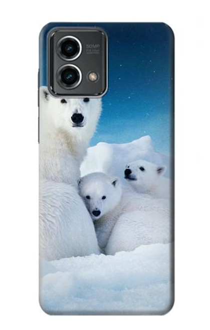 S0285 Polar Bear Family Arctic Case For Motorola Moto G Stylus 5G (2023)