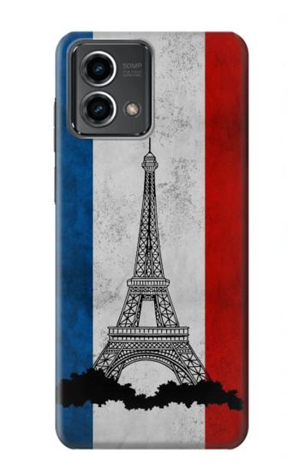 S2859 Vintage France Flag Eiffel Tower Case For Motorola Moto G Stylus 5G (2023)