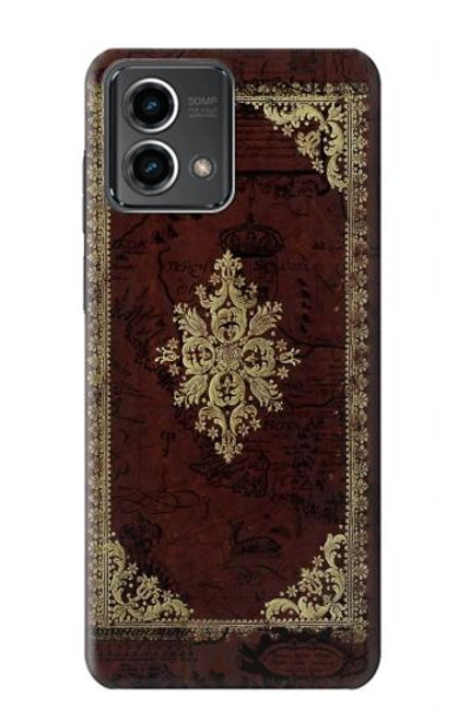 S3014 Vintage Map Book Cover Case For Motorola Moto G Stylus 5G (2023)