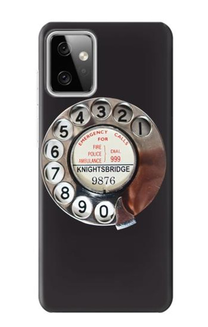S0059 Retro Rotary Phone Dial On Case For Motorola Moto G Power (2023) 5G