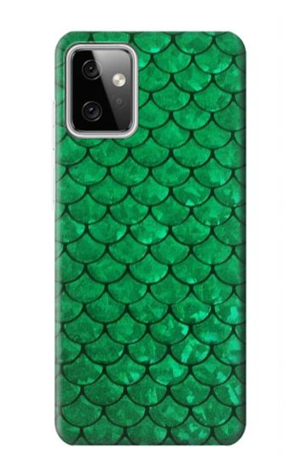 S2704 Green Fish Scale Pattern Graphic Case For Motorola Moto G Power (2023) 5G