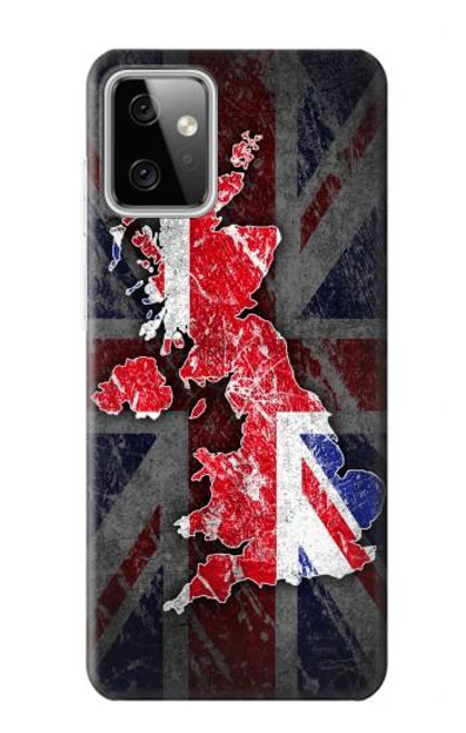 S2936 UK British Flag Map Case For Motorola Moto G Power (2023) 5G