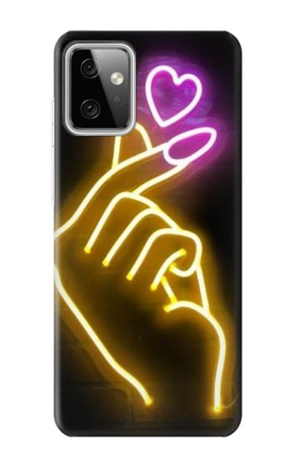 S3512 Cute Mini Heart Neon Graphic Case For Motorola Moto G Power (2023) 5G