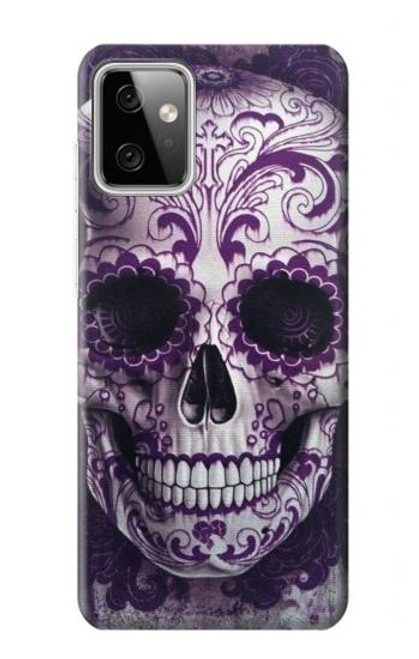 S3582 Purple Sugar Skull Case For Motorola Moto G Power (2023) 5G