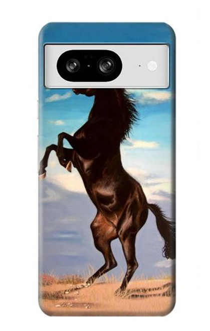 S0934 Wild Black Horse Case For Google Pixel 8