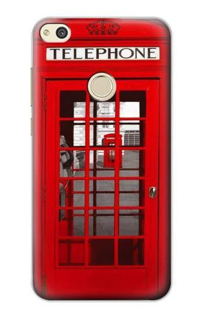 S0058 British Red Telephone Box Case For Huawei P8 Lite (2017)