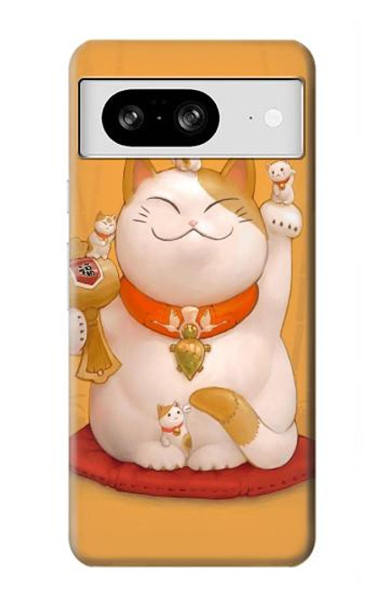S1217 Maneki Neko Lucky Cat Case For Google Pixel 8