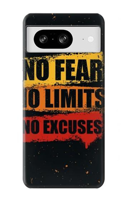 S3492 No Fear Limits Excuses Case For Google Pixel 8