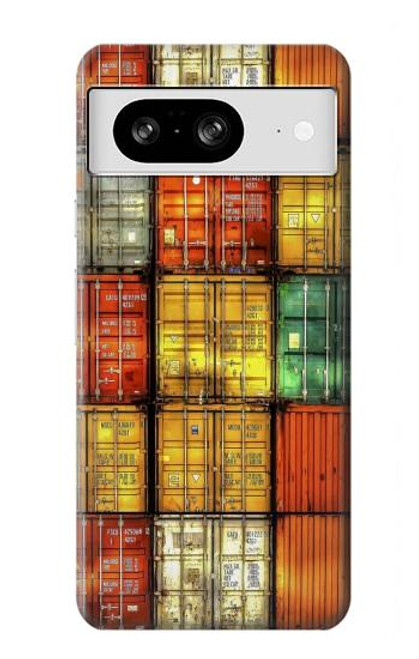S3861 Colorful Container Block Case For Google Pixel 8
