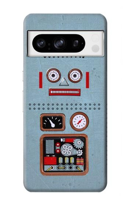 S3040 Retro Robot Toy Case For Google Pixel 8 pro