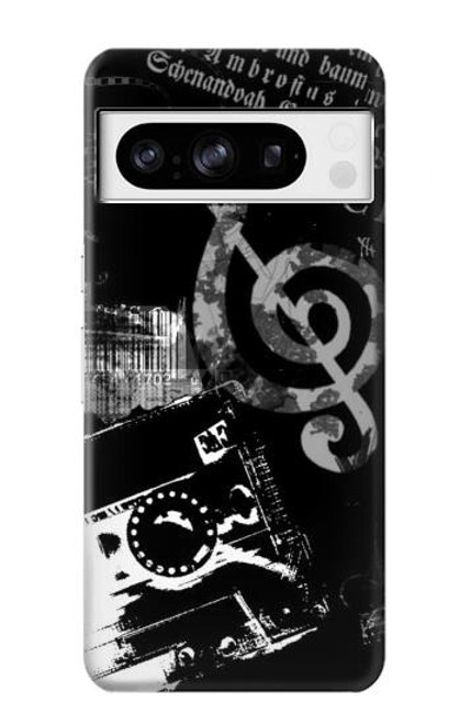S3197 Music Cassette Note Case For Google Pixel 8 pro
